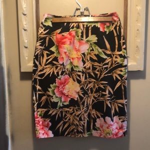 Beautiful Floral Skirt for  Sunny Summer Day Night